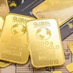 Stock Market - Gold Global Plates