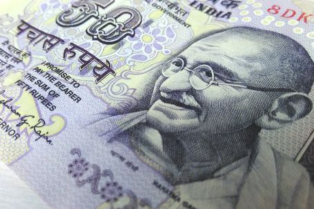 Stock Market - 50 Indian Rupee Banknote
